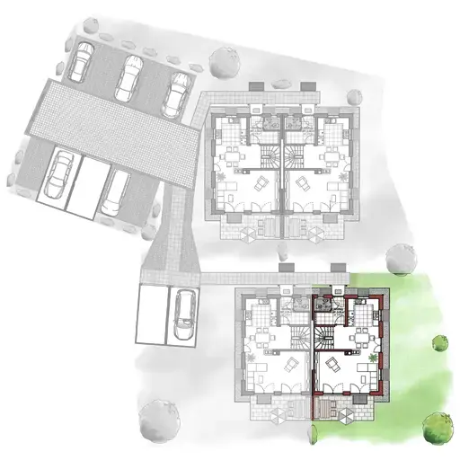 Lageplan Josefstraße 36